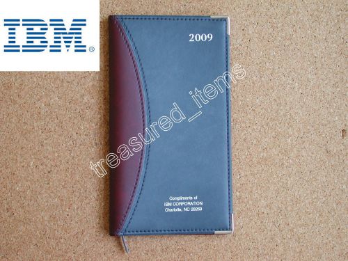 IBM Pocket Note Pad with interior pocket and ribbon book mark 2009