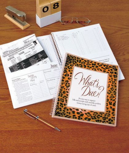 What&#039;s Due: Monthly Personal Organizer Keep track of schedules &amp; Organize Bills