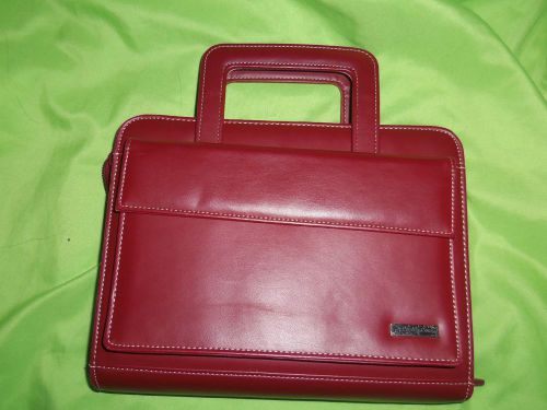 Franklin Covey Red Leather Planner