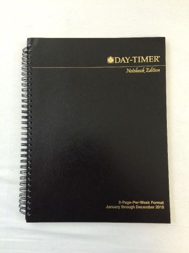 Daytimer Notebook Edition For 2015 11&#034;x 8.5&#034; - 2 Page Per Week Format
