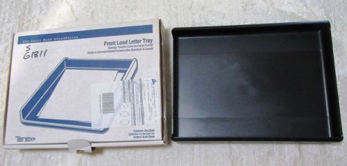 Tenex 300 class front load letter tray - black  new in box 17001 for sale
