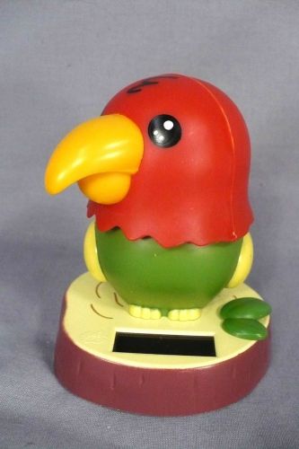Solar Powered Head Spinning Parrot - Lot of 4. All brand new in boxes