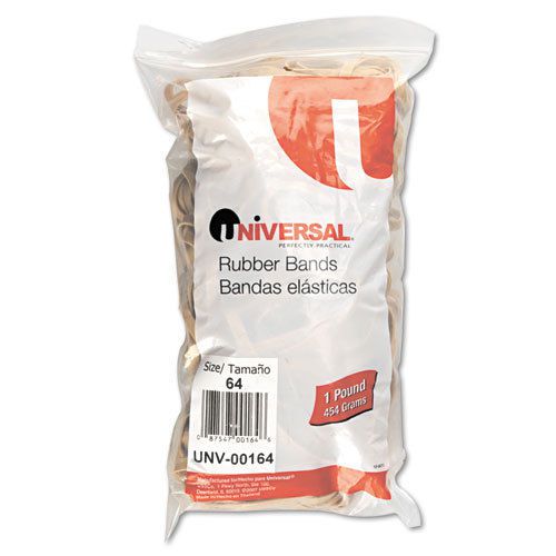 3,200 Universal Rubber Bands, Size 64, 3-1.2 x 1/4 - UNV00164