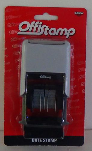 Cosco 034506 offistamp self-inking date stamp black ink ~ free shipping for sale