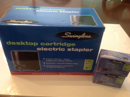 SWINGLINE cartridge electric stapler 50201 with 2 Cartridge staples Box