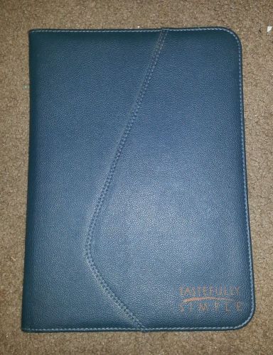 Tastefully Simple Folder Blue