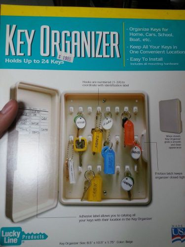 Lucky line Key Organizer holds up to 24 keys *USA product