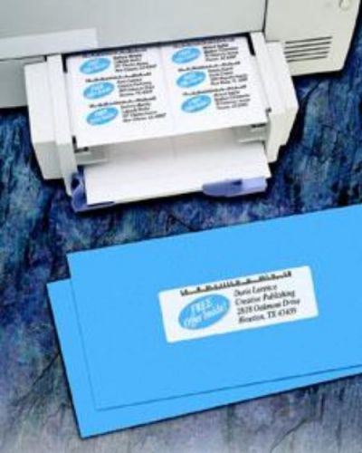 Avery Label Ink Jet White 25 Sheet Address 1-1/3&#039;&#039; x 4&#039;&#039; 350 Count