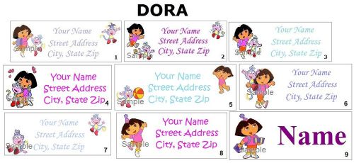 *CUTE * Dora the Explorer Return Address, Party Labels &amp; Name Stickers