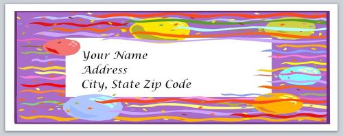 30 Balloons Personalized Return Address Labels Buy 3 get 1 free (bo81)