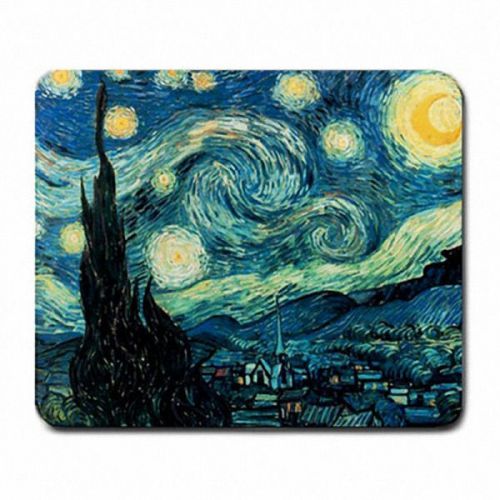 Vincent Van Gogh Starry Night Mouse Pads Mats Mousepad Hot Gift Free Shipping