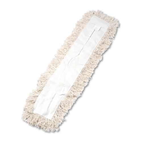 Industrial dust mop head, hygrade cotton, 36w x 5d, white (m365sp) for sale