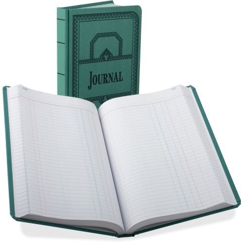 Boorum Canvas Journal Books - 500 Sheet(s) - 12.12&#034; x 7.62&#034; - White - 1Ea