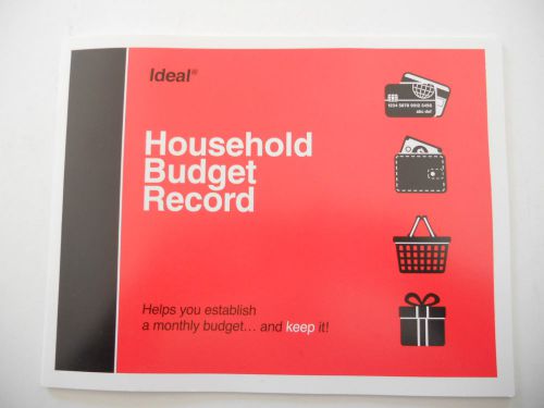 Ideal Household Budget Record Book 40978
