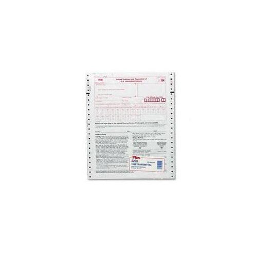 TOPS™ 1096 IRS Approved Tax Forms, 8 x 11, 2-Part Carbon, 10 Contin Forms