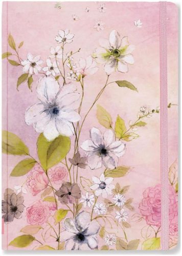 Peter Pauper B6 Lined Notebook Rosy Garden Journal