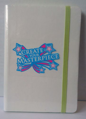 Ivory Create Your Masterpiece Ruled Journal 192 pages Elastic Closure # 275-569