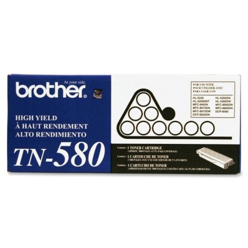 BROTHER INT L (SUPPLIES) TN580  BLK TONER CART FOR