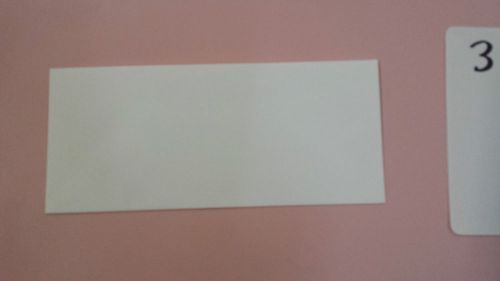 #10 (41/8&#034; X 9-1/2&#034;) MOHAWK VIA SMOOTH PURE WHITE ENVELOPES