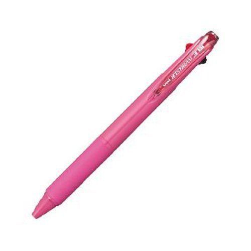 Uni Jetstream 3 Color Ballpoint Multi Pen - 0.7 mm - Rose Pink Body