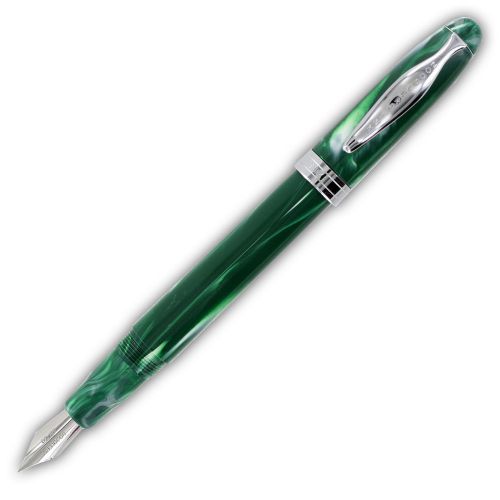 Noodler&#039;s Ink Ahab Piston Fountain Pen - Jade  (Green &amp; White)