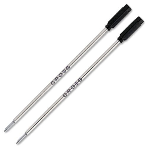 LOT OF 4 Cross Universal Pen Refill  - Black For Cross Ballpoint Pen - 2/Pack
