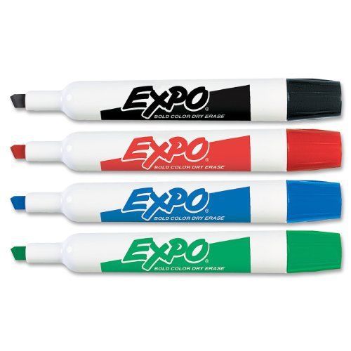 Expo dry erase marker - bold, broad marker point type - chisel marker (83074) for sale