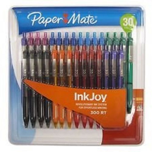Paper Mate Ink Joy 300RT 30 Pack Multi