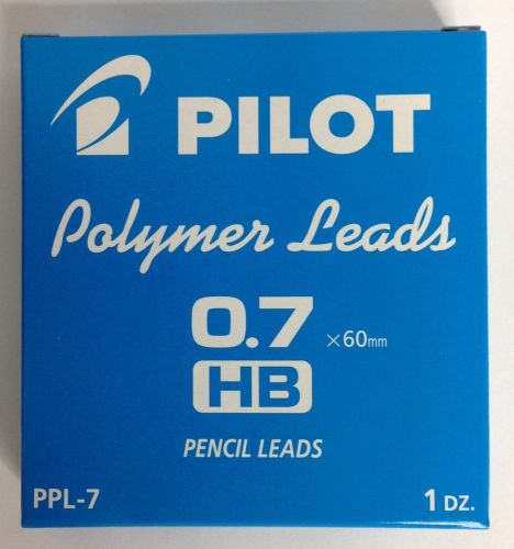Polymer Leads Mechanical Pencil 0.7 HB 60mm 12 Leads 5 Set Pilot Free Shipping