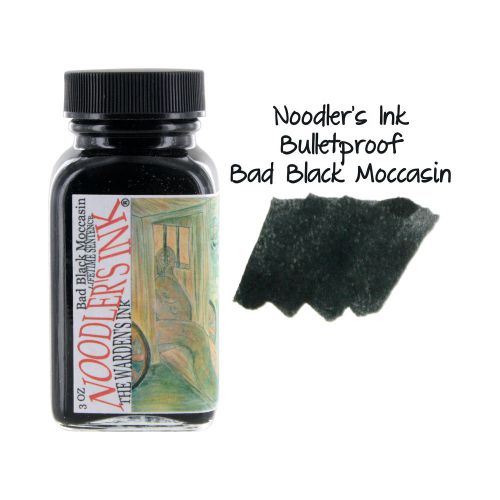 Noodler&#039;s Ink Fountain Pen Bottled Ink, 3oz - Bulletproof Bad Black Moccasin