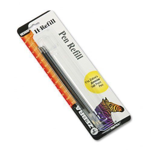 Zebra Pen Lh-refill - Medium Point - Black For Zebra Ballpoint Pen, (85913)