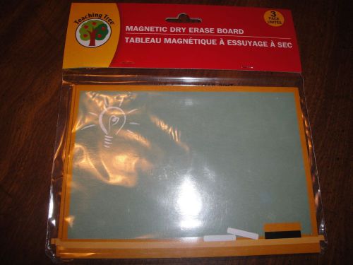 Teacher Resource Supply Magnetic Dry Erase Board 3 pack Chalk Board Black Board