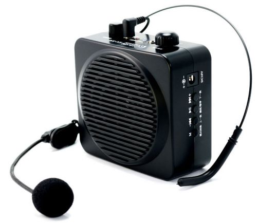 Brand 18w portable waistband voice booster mini pa amplifier loudspeaker black for sale