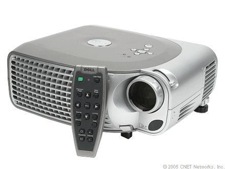 Dell 1100mp dlp projector with carry case, wires and remote for sale