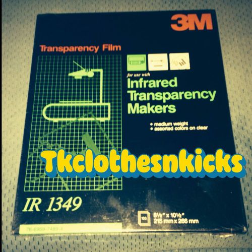 NEW 3M IR1349 Infrared Transparency Film 8 1/2 x 10 1/2 - 19729