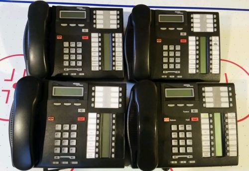 Lot of 4 Used T7316E Nortel Business Telephones - Removed from working system