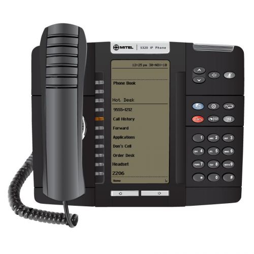FULLY REFURBISHED Mitel 5320 IP Telephone Set (Black)