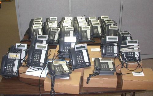 Panasonic KX-TDE100 Phone System KX-TVA50 Voicemail 47 KX-NT343 phones