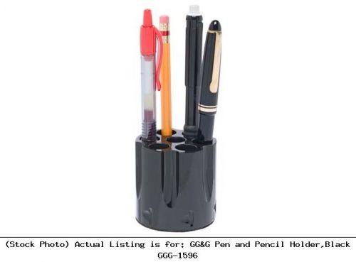 Gg&amp;g pen and pencil holder,black ggg-1596 item displays for sale