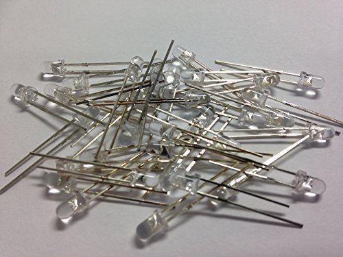 NightFire - 3mm Clear Assorted Colors (60 pieces) with Resistors (6 Colors)