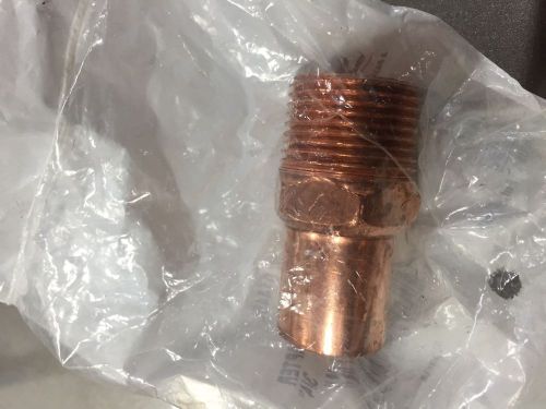 Nibco 604-2 copper 3/4 ma ftg adapter qty 5 for sale