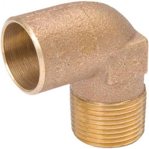 Copper fitting elbow elbow 90dg c x mip 1/2&#034; lead free a 01506nl mueller b and k for sale