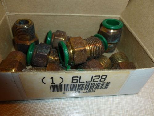 Parker 68pl-8-6  male connector  3/8 in. pk 10 for sale