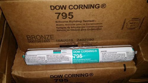 Dow corning 795 bronze silicone building sealant - sausage 8/15/15 (16pc case) for sale