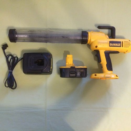 Dewaltcordless  dc547 adhesive and caulk gun with 18v battery and charger for sale