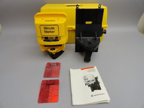 Spectra-Physics Minute Marker 1062 interior rotary visible laser level leveling