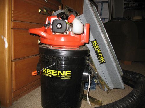 Keene Drywasher Fan powered with gas motor and Highbanker / sluice set up used 1
