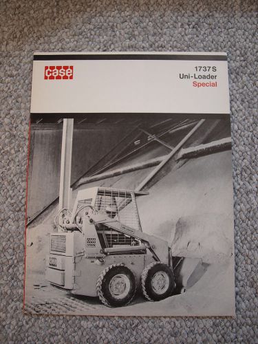 Case 1737S Uni-Loader Special Skid-Steer &#034;Bobcat&#034; Tractor Brochure Orig MINT &#039;72