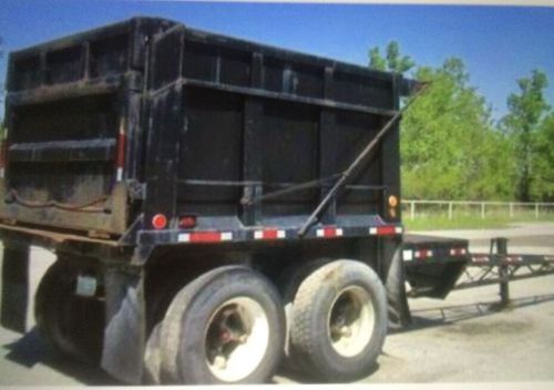 2005 pup trailer Air gate dump trailer  Dump Truck  Semi No Reserve