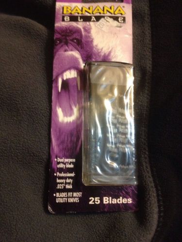 Wholesale USA Made  Pro Banana Blade Utility Knife Blades 250 Dual Purpose